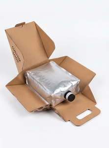 At PACK <b>Coffee</b> Paper Box with Handle Made Cardboard Material Coated Film Featuring Outlet <b>Liquid</b> Discharge Varnishing Recyclable - Product Image 3