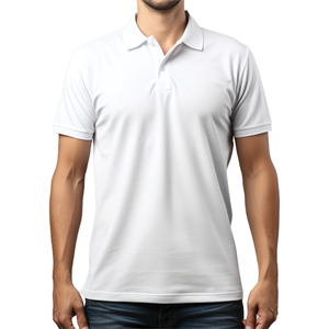 Chemise en coton tricoté 100 % uni pour homme, essentielle pour l'été, à manches courtes, respirante, séchage rapide, fournisseur en gros personnalisé - Product Image 4
