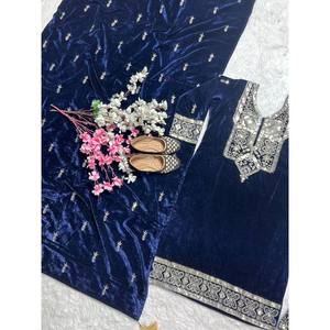 Conjunto de traje de trabajo de secuencia bordada para mujer - Product Image 2