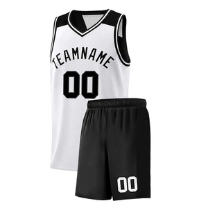 Wholesale Sublimation <b>Printing</b> Basketball Jersey and Shorts Kits Athletic Mesh Team Uniform Retro Basketball Wear - Product Image 4