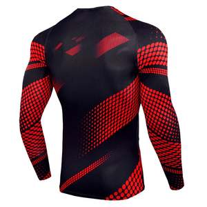 Rashguard pour homme à manches longues, séchage rapide, respirant, tissu extensible écologique pour le surf, la gym et l'entraînement sportif - Product Image 2
