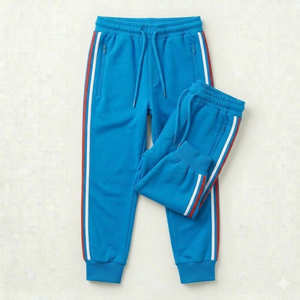 Pantalon de survêtement de football pour enfants 2026 en gros – Mélange polyester et coton, séchage rapide, à prix abordable - Product Image 2
