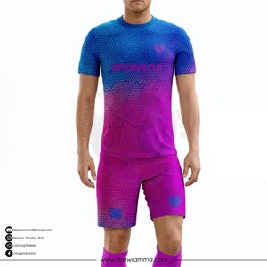 Tenue de football personnalisée haut de gamme MAWRA – Kit de football OEM/ODM – Fabricant – Vêtements d'équipe à séchage rapide – Vente en gros pour clubs - Product Image 2