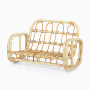 Miniature rattan chairs for <b>dolls</b> furniture princess <b>doll</b> <b>accessories</b> handmade natural toy chair - Product Image 2