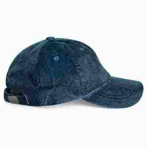 Casquette de baseball en velours côtelé 5 panneaux pour hommes, style sportif urbain, avec logo brodé en 3D, type trucker, vente en gros - Product Image 2