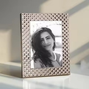 Durable Quality Metal Glass Photo <b>Frame</b> Elegant <b>Picture</b> Display Modern Home Interior - Product Image 1