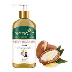 Shampoo aux herbes de graines d'oignon noir, formule cosmétique pour des cheveux frais, forts, à texture lisse, brillance saine et cuir chevelu nourri - Product Image 3