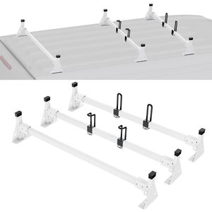 Portaequipajes de Acero Resistente de 54 Pulgadas con 3 Barras Transversales, Capacidad de 800 Libras, para Techo de Camioneta o Auto - Product Image 3