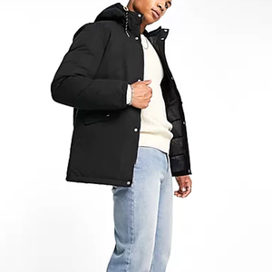 Parka Homme Décontractée Grande Taille à Capuche Imperméable Respirante en Nylon Tissé Écologique Épaisseur Standard 300g Ultime - Product Image 3