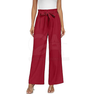 Women Casual Straight Leg Trousers Soft Cotton <b>Summer</b> <b>Pants</b> for Daily Wear Fashion Women Elastic Waist <b>Summer</b> Trousers Loose Fit - Product Image 4