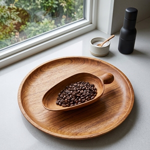 Espátula de Madera de Teca Sólida de Grado Alimenticio, Cuchillo para Mantequilla, Utensilio de Cocina de Madera Hecho a Mano, Juego de Herramientas de Cocina Balinesas Premium - Product Image 3
