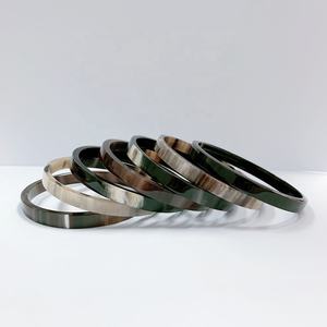 Gran oferta, estilo de vida saludable, joyería de cuerno de búfalo de Vietnam, brazaletes hechos a mano, regalo de aniversario, pulseras con patrón de forma de número - Product Image 2