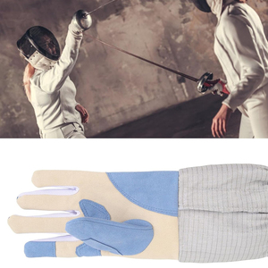 Guantes de Esgrima Protectores, Transpirables, Absorbentes de Sudor, Duraderos, Cómodos, Ligeros, para Entrenamiento Deportivo - Product Image 6