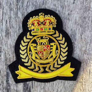 Custom Fabric Logo Badge Embroidered Badges <b>Sew</b> on Embroidery With Iron on for Clothing Woven Badges - Product Image 2