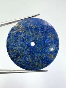Esfera de reloj de lapislázuli natural, plana, tamaño 31.50 mm, grosor 0.9 mm, esfera para reloj - Product Image 4