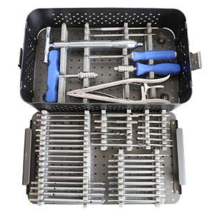 Système de retrait des vis pédiculaires thoraciques postérieures en acier inoxydable orthopédique manuel pour la colonne vertébrale, certifié CE ISO13485 - Product Image 6