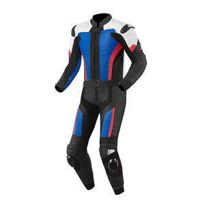 Combinaison de moto d'hiver en cuir imprimé, deux pièces, équipement de protection pour moto, imperméable, coupe-vent, écologique, vente en gros - Product Image 6
