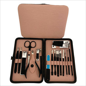 Kit de manucure et pédicure professionnel 20-en-1 pour femme, avec outils de soin des ongles et accessoires pour le visage - Product Image 5