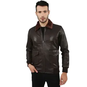 Winter Mens Leather Jacket Men Fashion Motorcycle Pu Leather Jacket Cool Zipper Pockets Size Oem Service Leather Jacket