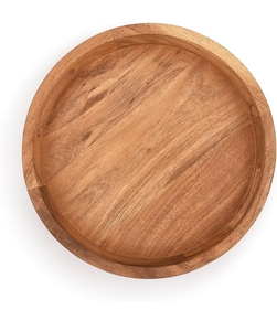 Solid Mango Wood Serving <b>Tray</b> for Home Kitchen Storage Serving Breakfast <b>Snacks</b> Drinks Desserts and Modern Dining Decor for Home - Product Image 6