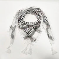 Produsen Syal Shemagh Tenun Keffiyeh Arab Palestina Kufiya Arafat Hatta Merek Asli Poliester Unisex