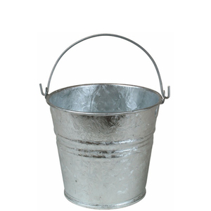 Seau en acier galvanisé de haute qualité, seaux ovales en métal galvanisé de style vintage avec poignées à prix raisonnable - Product Image 5