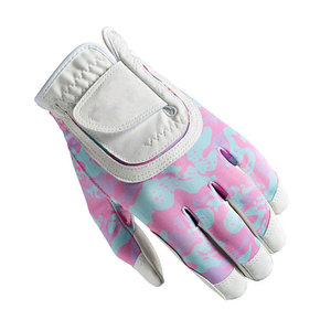 Guantes de Golf Unisex de Lujo en Piel Cabretta Blanca, Cierre de Botón, Correa de Muñeca Ajustable, Agarre Cómodo, Transpirables, para Deportes - Product Image 1