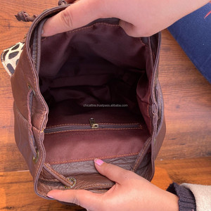 Sac à dos en cuir de fourrure à imprimé animal recyclé de style occidental pour femmes, couleur arc-en-ciel, sac à dos en cuir de taille idéale, nouvel arrivage - Product Image 6