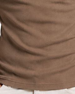 Débardeur côtelé homme taupe coupe ajustée sans manches en coton pour la gym, le sport, le streetwear et les loisirs d'été - Product Image 6