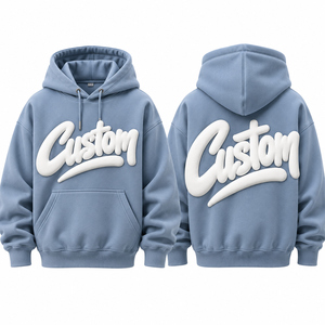 Sudaderas con Capucha Premium Personalizadas con Estampado Puff, Venta al por Mayor, Marca Privada, Sudaderas de Gran Gramaje Estilo Urbano - Product Image 1