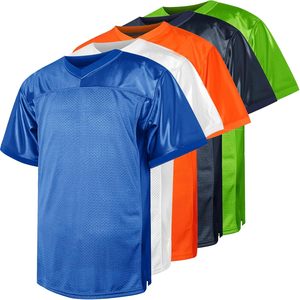 Unisex Modal Mesh Sublimation Football Jersey V-Neck Short Sleeve Breathable Moisture Wicking <b>Heat</b>-Transfer Printed Customized - Product Image 1
