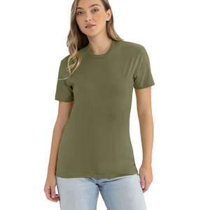 T-shirt personnalisé pour femme à manches courtes, respirant, léger et confortable, couleur unie, style Next Level Apparel NL 3600 - Product Image 1