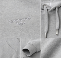 Sweat-shirt à capuche unisexe surdimensionné en molleton épais, 5 couleurs, logo personnalisé, streetwear décontracté