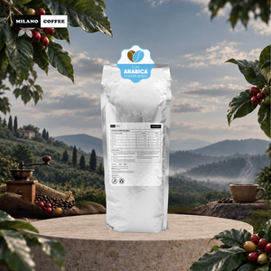 Granos de café espresso Arábica tostados medianos, sabor amargo, color marrón, origen vietnamita, paquete personalizado, almacenamiento normal. - Product Image 1