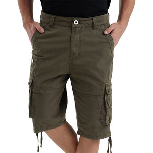 Shorts cargo pour hommes, à boutons, avec poches, couleur unie, prix abordable, durables, respirants, séchage rapide - Product Image 1