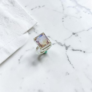 Bagues en argent facettées avec pierre d'amétrine, qualité supérieure, argent 925 estampillé, faites à la main, coupe baguette, prix de gros - Product Image 3