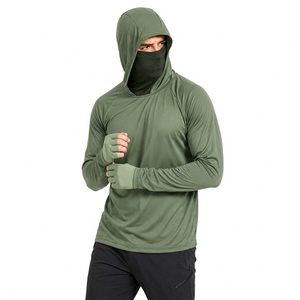 Camisa de Pesca con Capucha y Protección UV, con Cubre Rostro, Manga Larga, Transpirable, para Actividades al Aire Libre - Product Image 4