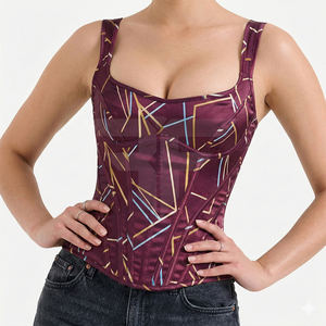 Blusas básicas universales para mujer, camisa sin mangas de mezcla de algodón ligera para uso diario, blusa para mujer - Product Image 2