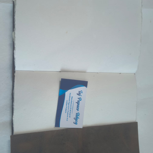 Carnet en cuir véritable fait main avec papier à bords festonnés, 120 feuilles, 240 pages, carnet en cuir vintage, journal d'écriture, qualité supérieure - Product Image 1
