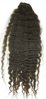 Extensions de cheveux Remy indiens bruts non traités de luxe, 100g, en vrac, style vague 1B, sans couture, à bandes adhésives