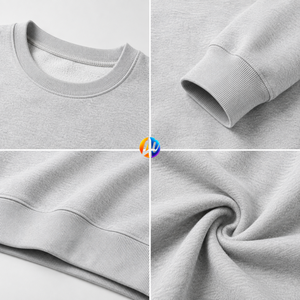 เสื้อสเวตเชิ้ตคอกลมผู้ชายทรงหลวม เนื้อผ้านุ่ม ตะเข็บทนทาน เหมาะสำหรับสวมใส่ลำลอง สตรีทแวร์ กีฬา และชุดประจำวัน - Product Image 6