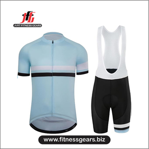 JUST FITNESS GEARS Conjunto de Uniformes de Ciclismo Sublimados sin Mangas de Secado Rápido 100% Spandex/Poliéster de Alta Calidad para Adultos | - Product Image 3