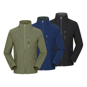 Veste d'extérieur pour homme en toile écologique, coupe-vent, 3 couches, membrane imperméable, polaire collé, imperméable, hiver, veste coupe-vent - Product Image 4
