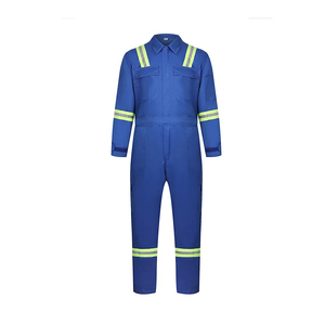 Breathable Cotton Hi Vis ANSI Class 2 <b>Waterproof</b> Safety Workwear Uniform Industrial Unisex Coverall Suit with Customized Logo - Product Image 6