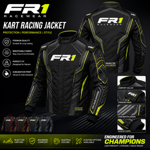 Custom Kart <b>Racing</b> <b>Jacket</b> Sublimated Motorsport <b>Jacket</b> OEM Logo FR1 - Product Image 2