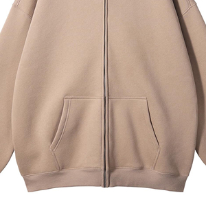 Wholesale Men Full Zip Hoodie Premium French Terry Hooded Sweatshirt Custom Design Private Label Apparel Manufacturer Men hoodie - Product Image 2