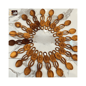 Cucharas de Madera Ecológicas, Naturales y Duraderas, al por Mayor, con Logotipo Personalizado, Mini Cucharas para Helado y Postre, Utensilios de Cocina - Product Image 4