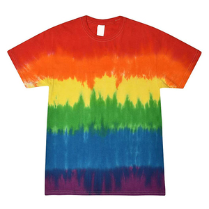 Camisetas de Alta Calidad para Mujer, Tie Dye, Cuello Redondo, Manga Corta, 100% Algodón, Personaliza con Tu Propio Logotipo, Ropa de Verano para Mujer - Product Image 4