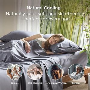 Set di Federe Rinfrescanti Queen Size in Rayon Derivato dal Bambù - Collezione di Federe per Cuscini - Product Image 3