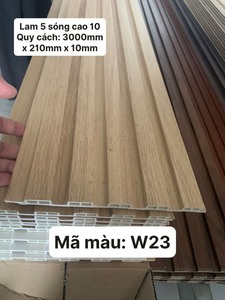 แผ่นผนัง WPC 3 มิติ ลายไม้ ปิมา เวียดนาม ดีไซน์ทันสมัย ตกแต่งภายใน ป้องกันเสียง - Product Image 3